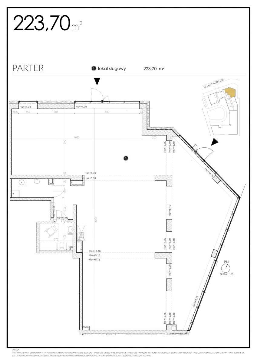 Lokal z witrynami parter 223m2 - Lublin Czechów