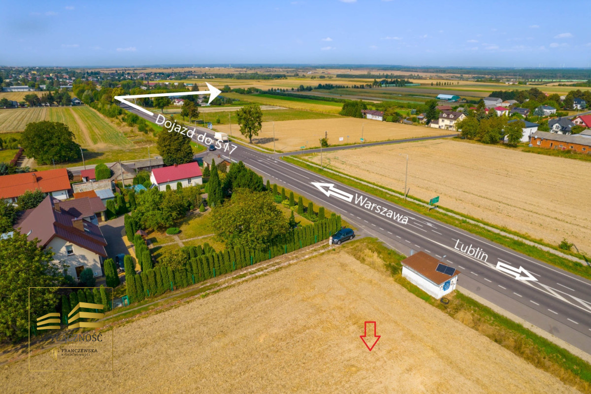 Działka przy trasie Lublin -Warszawa