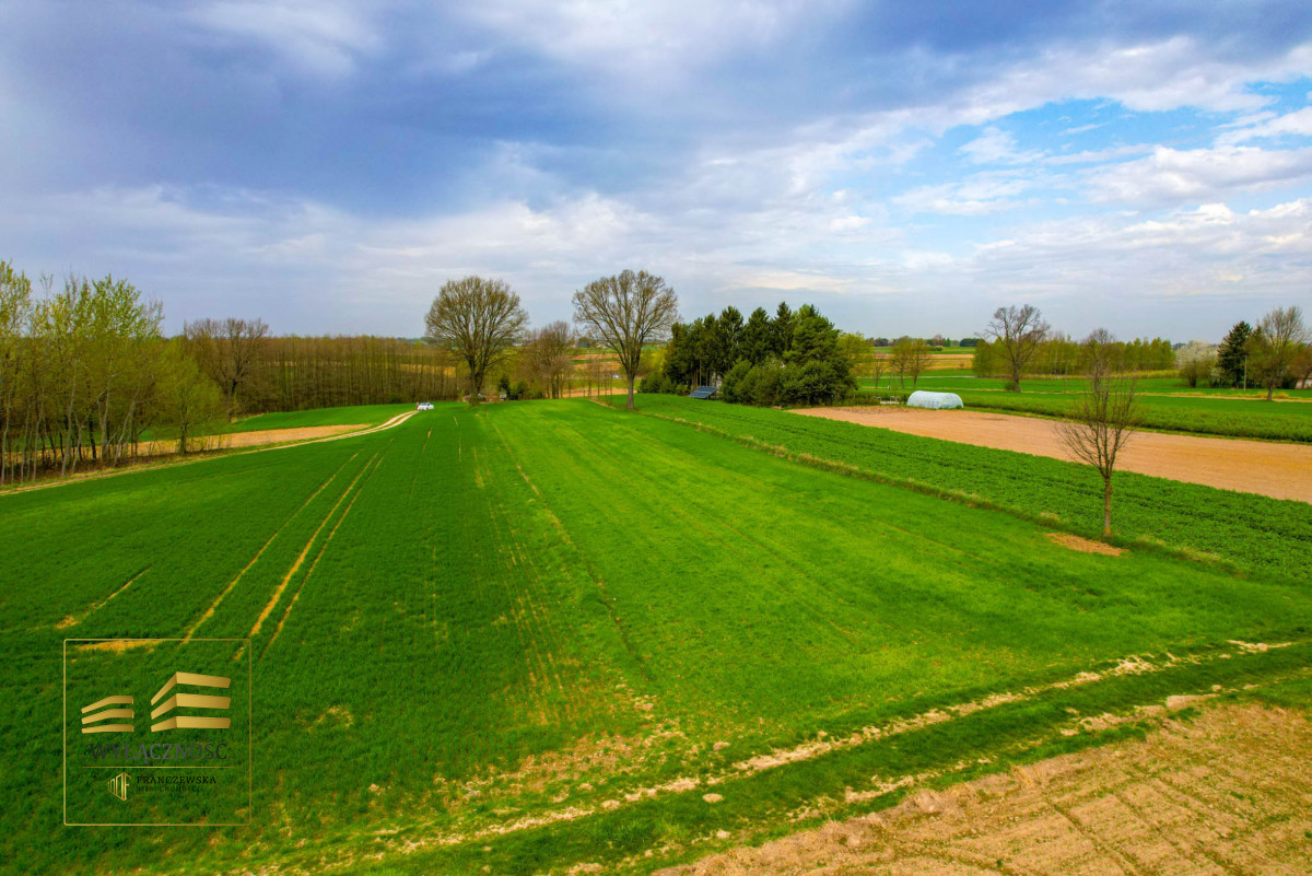 Działka rolna o pow. 3900m2 w Płouszowicach