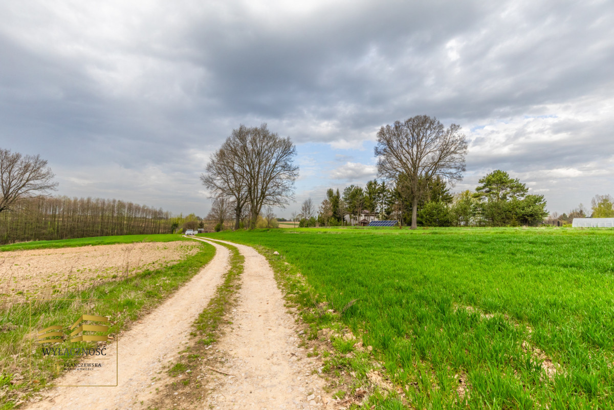 Działka rolna o pow. 3900m2 w Płouszowicach