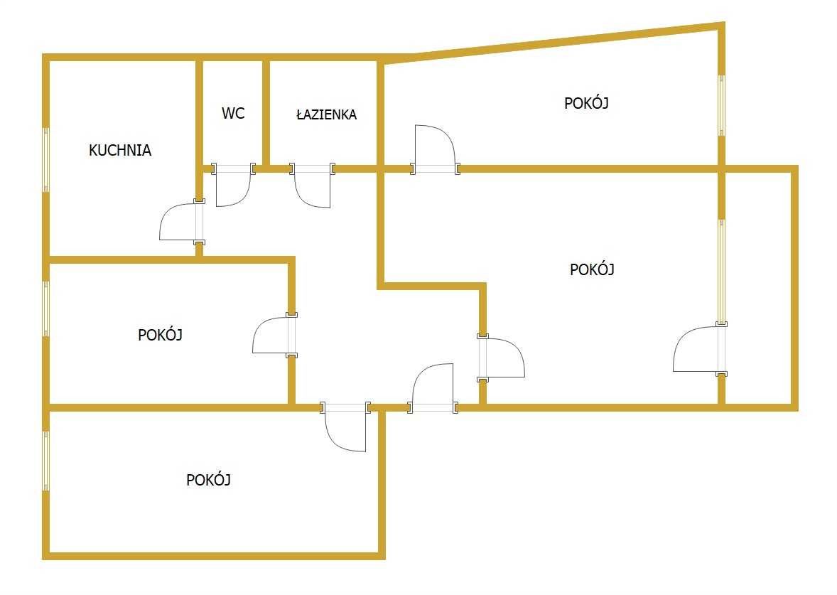 4 pokoje, balkon, piwnica Czuby