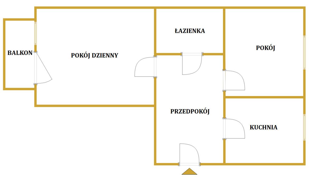 Mieszkanie 2 pokoje w Śródmieściu.