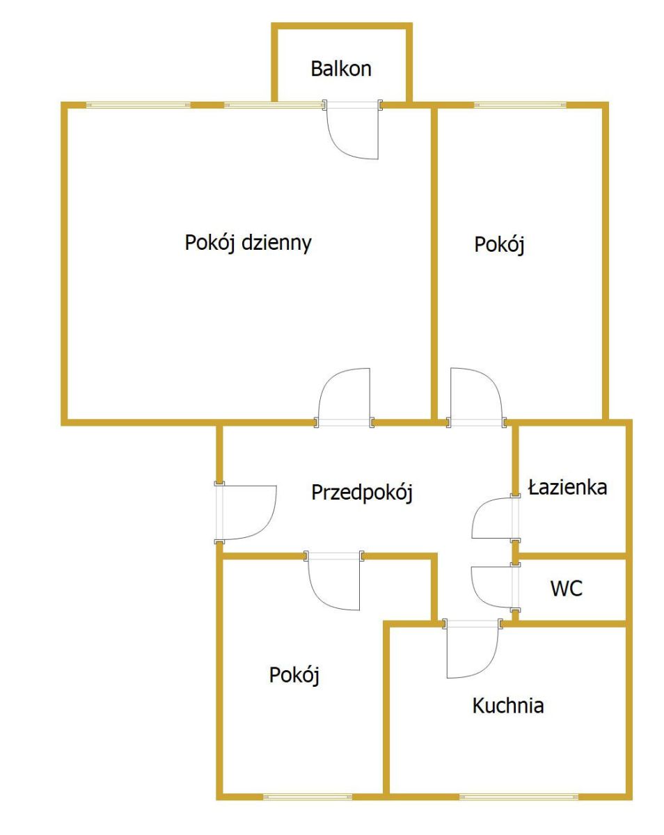 4 pokoje LSM,  os. Prusa, bez piecyka