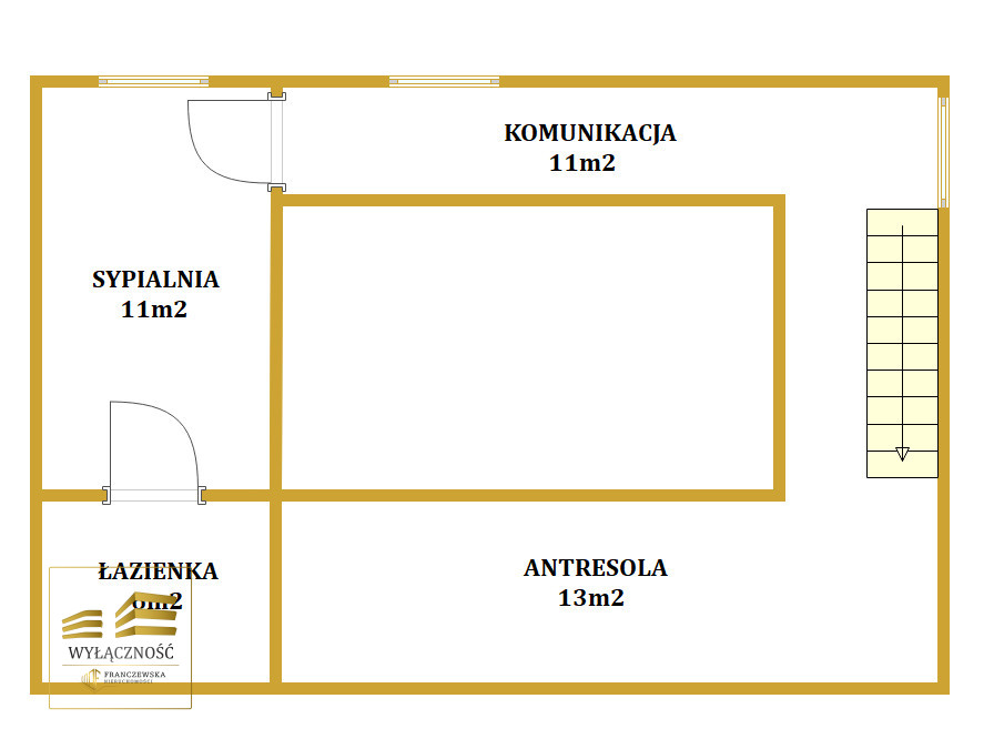 Nowoczesny apartament z antresolą, Nałęczowska
